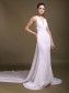 Trumpet/Mermaid V-neck Crossed Back Chiffon Wedding Dresses 00101013 Trumpet/Mermaid V-neck Crossed Back Chiffon Wedding Dresses 00101013