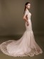 Trumpet/Mermaid Short Sleeve Wedding Dresses 00101015