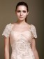 Trumpet/Mermaid Short Sleeve Wedding Dresses 00101015