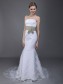 Trumpet/Mermaid Strapless Lace Wedding Dresses 00101022