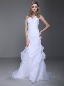 Trumpet/Mermaid V-neck Wedding Dresses 00101031