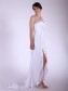 Sheath/Column One Shoulder Chiffon Wedding Dresses 00101036