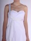 Sheath/Column One Shoulder Chiffon Wedding Dresses 00101036
