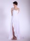 Sheath/Column One Shoulder Chiffon Wedding Dresses 00101036