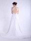 Sheath/Column V-neck Chiffon Wedding Dresses 00101037