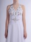 Sheath/Column V-neck Chiffon Wedding Dresses 00101037