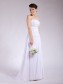 Sheath/Column Strapless Chiffon Wedding Dresses 00101038