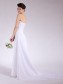 Sheath/Column Strapless Chiffon Wedding Dresses 00101038