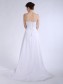 Sheath/Column Strapless Chiffon Wedding Dresses 00101038