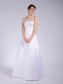 A-line Strapless Satin Wedding Dresses with A Wrap 00101039