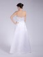 A-line Strapless Satin Wedding Dresses with A Wrap 00101039