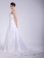 A-line Strapless Satin Wedding Dresses 00101040