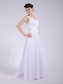 A-line Chiffon V-neck Wedding Dresses 00101042