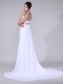 Chiffon Empire Sheath/Column Spaghetti Straps Wedding Dresses 00101044