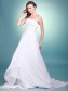 A-line Strapless Chiffon Wedding Dresses 00101049