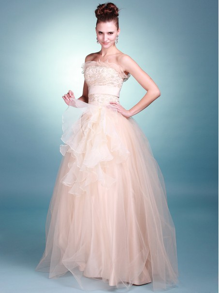 Ball Gown Strapless Tulle Wedding Dresses 00101055 Ball Gown Strapless Tulle Wedding Dresses 00101055
