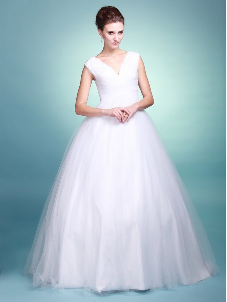 Ball Gown V-neck Wedding Dresses 00101056 Ball Gown V-neck Wedding Dresses 00101056