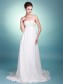 A-line Empire Sweetheart Court Train Chiffon Wedding Dresses 00101057 A-line Empire Sweetheart Court Train Chiffon Wedding Dresses 00101057