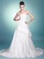 A-line Strapless Taffeta Wedding Dresses 00101058