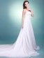 A-line Strapless Chiffon Wedding Dresses 00101059 A-line Strapless Chiffon Wedding Dresses 00101059