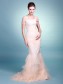 Trumpet/Mermaid Off-the-shoulder Tull Lace Wedding Dresses 00101063