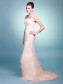 Trumpet/Mermaid Off-the-shoulder Tull Lace Wedding Dresses 00101063