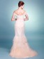 Trumpet/Mermaid Off-the-shoulder Tull Lace Wedding Dresses 00101063