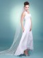 Sheath/Column Halter Asymmetrical Chiffon Wedding Dresses 00101066 Sheath/Column Halter Asymmetrical Chiffon Wedding Dresses 00101066