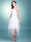 A-line Ball Gown Strapless Asymmetrical Organza Wedding Dresses 00101067 A-line Ball Gown Strapless Asymmetrical Organza Wedding Dresses 00101067