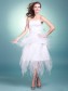 A-line Ball Gown Strapless Asymmetrical Organza Wedding Dresses 00101067 A-line Ball Gown Strapless Asymmetrical Organza Wedding Dresses 00101067