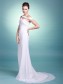 Sheath/Column Asymmetrical Straps Chiffon Wedding Dresses 00101068 Sheath/Column Asymmetrical Straps Chiffon Wedding Dresses 00101068