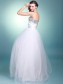 Ball Gown Strapless Satin Tulle Wedding Dresses 00101071