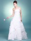 A-line Strapless Organza Wedding Dresses 00101073 A-line Strapless Organza Wedding Dresses 00101073