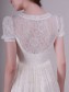 A-line Short Sleeves Lace Wedding Dresses 00101074 A-line Short Sleeves Lace Wedding Dresses 00101074