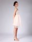 A-line Bateau Knee-length Wedding Dresses 00101075