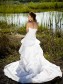 A-line Strapless Taffeta Wedding Dresses with A Wrap 00101079