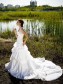 A-line Strapless Taffeta Wedding Dresses with A Wrap 00101079