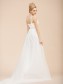 Sheath/Column V-neck Chiffon Wedding Dresses 00101087