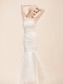 Trumpet/Mermaid Strapless Organza Wedding Dresses 00101090