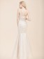 Trumpet/Mermaid Strapless Organza Wedding Dresses 00101090