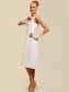 A-line Tea-length Chiffon Wedding Dresses 00101091