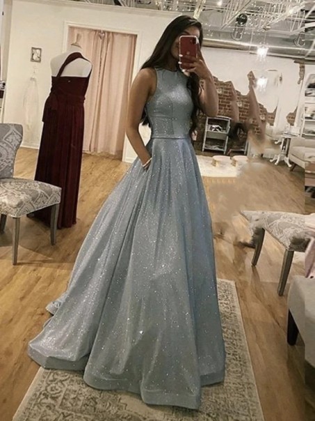 Long Sparkle Prom Dresses Formal Evening Gowns 901012