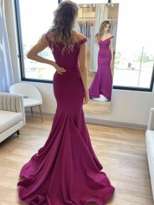 Mermaid Long Purple Prom Dresses Formal Evening Gowns 901024 Mermaid Long Purple Prom Dresses Formal Evening Gowns 901024