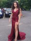 Elegant Long V Neck Prom Dresses Formal Evening Gowns 901025
