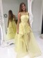 Long Yellow Prom Dresses Formal Evening Gowns 901033