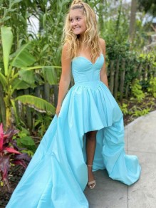 High Low Blue Prom Dresses Formal Evening Gowns 901049 High Low Blue Prom Dresses Formal Evening Gowns 901049