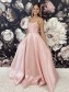 Long Pink Prom Dresses Formal Evening Gowns 901085