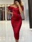 Sheath Red Prom Dresses Formal Evening Gowns 901092