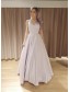Long Satin V Neck Prom Dresses Formal Evening Gowns 901126