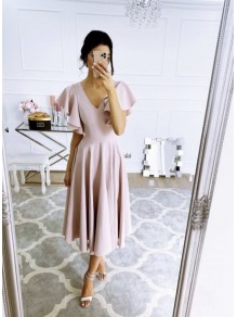 A-Line Tea Length Long Prom Dresses Formal Evening Gowns 901128 A-Line Tea Length Long Prom Dresses Formal Evening Gowns 901128